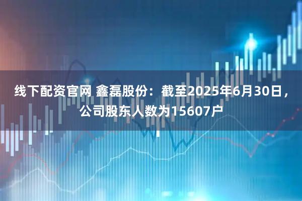 线下配资官网 鑫磊股份：截至2025年6月30日，公司股东人数为15607户